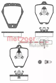 Комплект тормозных колодок METZGER 0508.22